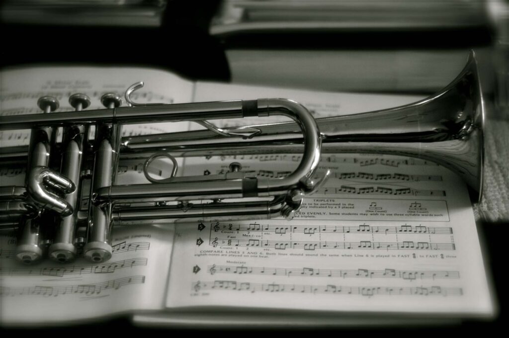 Stephen B. Ruppe's Bundy Trumpet from junior high school